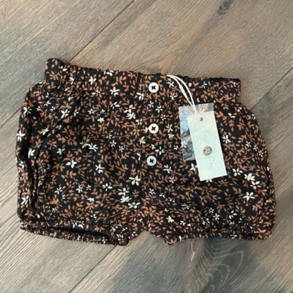 NWT Rylee + Cru - Winter Bloom Button Short - 2-3Y